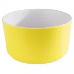HAPPY BUFFET ΜΠΩΛ 13CM H:7CM 0,60L ΛΕΥΚΟ/ΚΙΤΡΙΝΟ