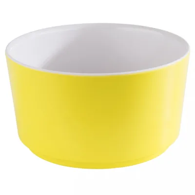 HAPPY BUFFET ΜΠΩΛ 13CM H:7CM 0,60L ΛΕΥΚΟ/ΚΙΤΡΙΝΟ