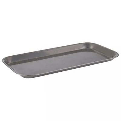 ΔΙΣΚΟΣ ΣΕΡΒΙΡΙΣΜΑΤΟΣ VINTAGE 26X13,5CM, H: 1,5CM STAINLESS STEEL