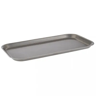 ΔΙΣΚΟΣ ΣΕΡΒΙΡΙΣΜΑΤΟΣ VINTAGE 34X18CM, H: 1,5CM STAINLESS STEEL