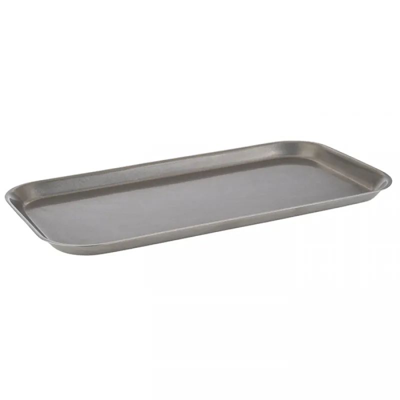 ΔΙΣΚΟΣ ΣΕΡΒΙΡΙΣΜΑΤΟΣ VINTAGE 34X18CM, H: 1,5CM STAINLESS STEEL