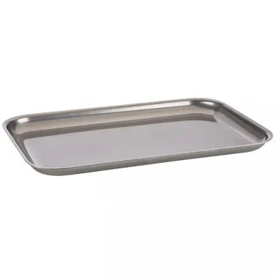 ΔΙΣΚΟΣ ΣΕΡΒΙΡΙΣΜΑΤΟΣ VINTAGE 32X21,5CM, H: 2CM STAINLESS STEEL