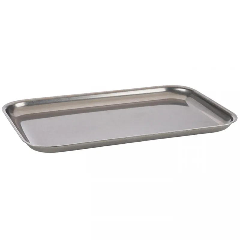 ΔΙΣΚΟΣ ΣΕΡΒΙΡΙΣΜΑΤΟΣ VINTAGE 32X21,5CM, H: 2CM STAINLESS STEEL