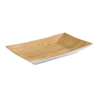 ΔΙΣΚΟΣ ΜΕΛΑΜΙΝΗΣ BAMBOO 21x13cm h:3 cm