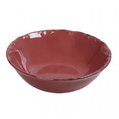 LIANA ΣΑΛΑΤΙΕΡΑ 25CM ΣΚ. ΡΟΖ ΜΕ ΚΑΦΕ RIM