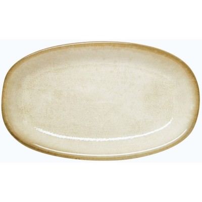AMBIENCE YELLOW ΠΙΑΤΕΛΑ ΟΒΑΛ  19x11CM BYBONE