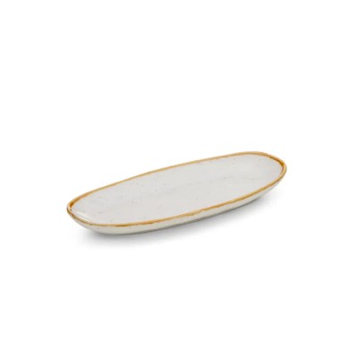 ΠΙΑΤΕΛΑ ΟΒΑΛ 24Χ12CM  BARLEY BEIGE