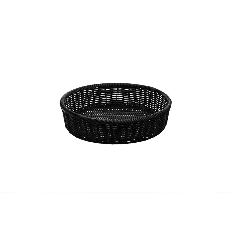 EVENTO ΚΑΛΑΘΙ ΣΤΡΟΓΓΥΛΟ ΜΑΥΡΟ 32cm H:8cm