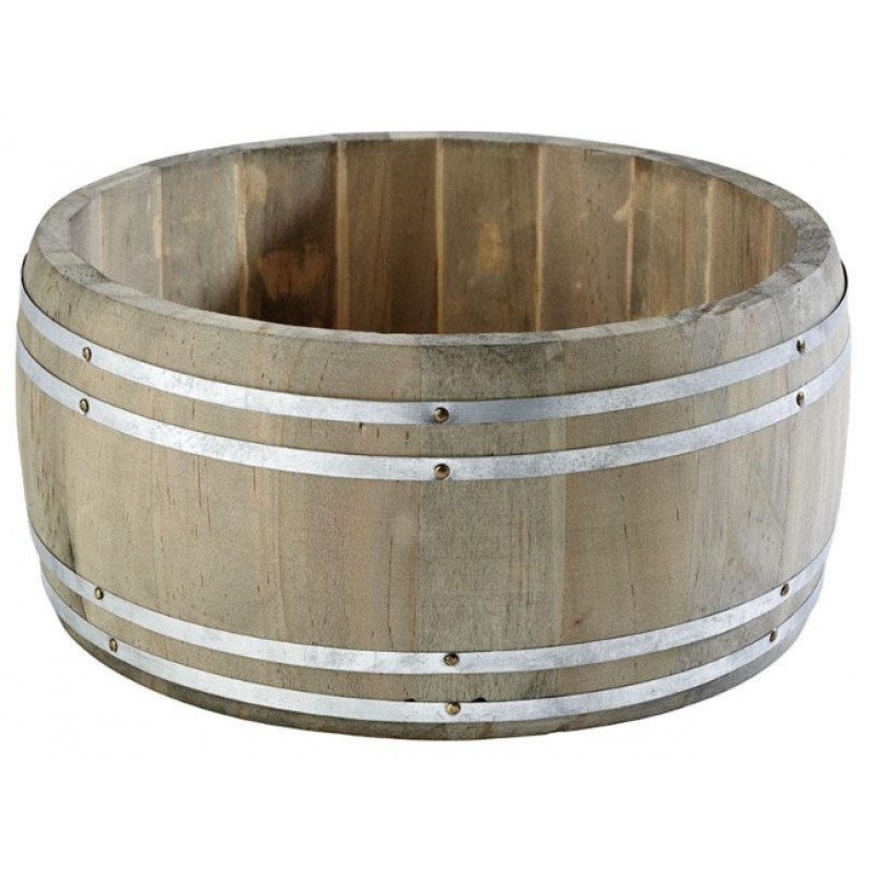 COUNTRY STYLE ΒΑΡΕΛΑΚΙ ΞΥΛ. ΔΟΧΕΙΟ Ø 17,5 cm, H: 8,5 cm