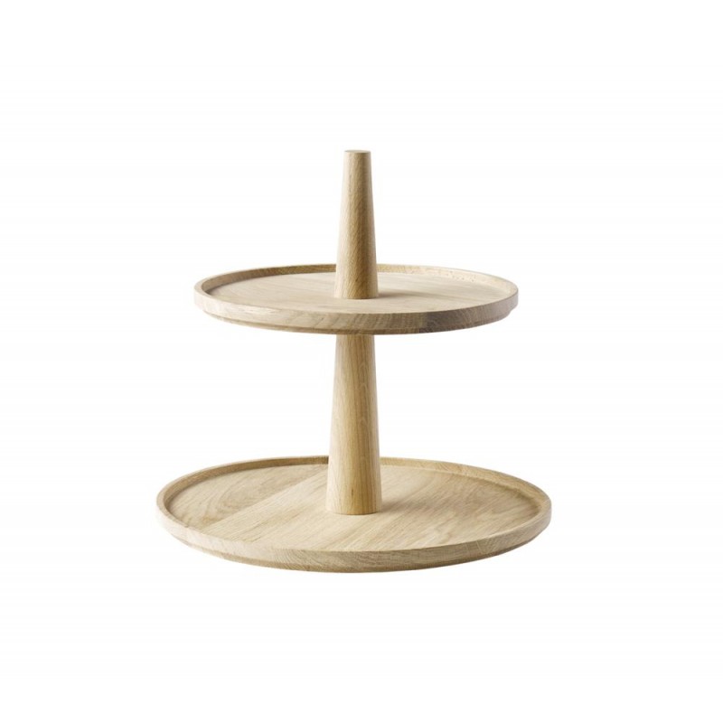 STAND ΓΛΥΚΩΝ 2 ΕΠΙΠΕΔΩΝ 30/25CM H:28CM ΞΥΛΙΝΟ VALO