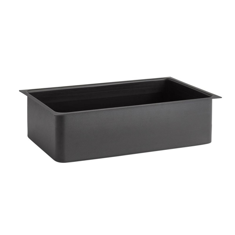 VALO GN 1/1 INSERT 51,5 X 31CM/H: 14CM POLYSTYRENE, ΜΑΥΡΟ