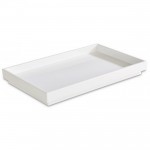 ASIA PLUS ΜΠΩΛ ΛΕΥΚΟ 15,5 x 9,5 cm H: 3 cm ΜΕΛΑΜΙΝΗ
