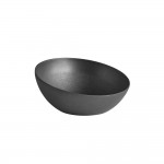 BOWL FROSTFIRE Ø 26,5 CM, H: 7 / 12 CM ALUMINIUM, BLACK