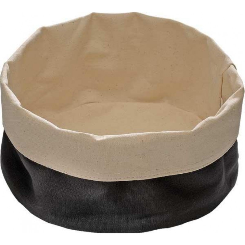 ΨΩΜΙΕΡΑ ΥΦΑΣΜΑΤΙΝΗ 17cm H:8 cm ΜΠΕΖ/ΜΑΥΡΟ