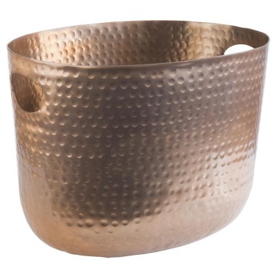 ΣΑΜΠΑΝΙΕΡΑ ΣΦΥΡΗΛΑΤΗ 30 X 23,5 CM, H:23 7L COPPPER LOOK