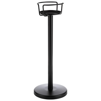 STAND FOR WINE/CHAMPAGNE BOWL  Ø 19,5 / 26,5 cm, h: 71,5 cm METAL BLACK