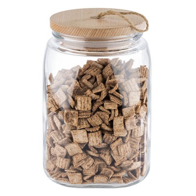 ΔΟΧΕΙΟ ΦΥΛΑΞΗΣ ΓΥΑΛΙΝΟ ΜΕ ΚΑΠΑΚΙ WOODY 2,5LT