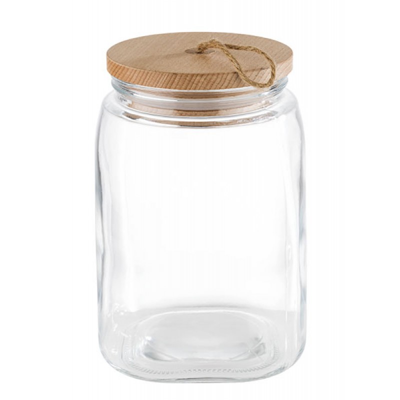 ΔΟΧΕΙΟ ΦΥΛΑΞΗΣ ΓΥΑΛΙΝΟ ΜΕ ΚΑΠΑΚΙ WOODY 2,5LT
