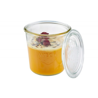 Σ/2 ΓΥΑΛΙΝΟ ΒΑΖΟ ΜΕ ΚΑΠΑΚΙ 580ML