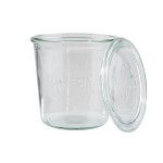 Σ/2 ΓΥΑΛΙΝΟ ΒΑΖΟ ΜΕ ΚΑΠΑΚΙ 580ML