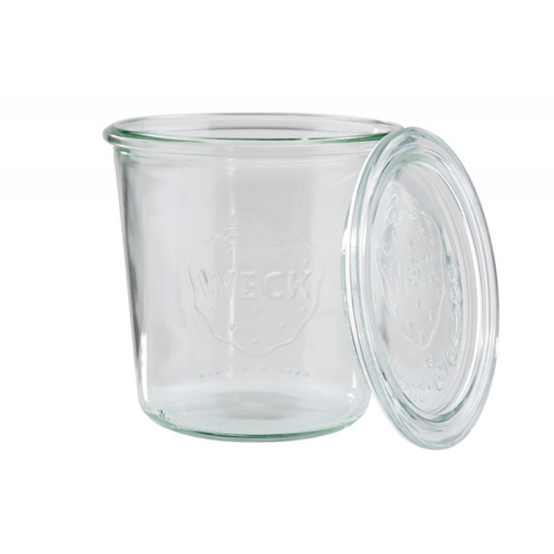 Σ/2 ΓΥΑΛΙΝΟ ΒΑΖΟ ΜΕ ΚΑΠΑΚΙ 580ML