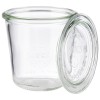 Σ/6 ΓΥΑΛΙΝΟ ΒΑΖΟ WECK ΜΕ ΚΑΠΑΚΙ 290ML Ø 9 CM, H: 9 CM