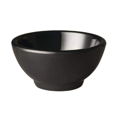 PURE ΜΠΩΛ Ø 13 cm ΜΑΥΡΟ  h:6,5 cm ΜΕΛΑΜΙΝΗ