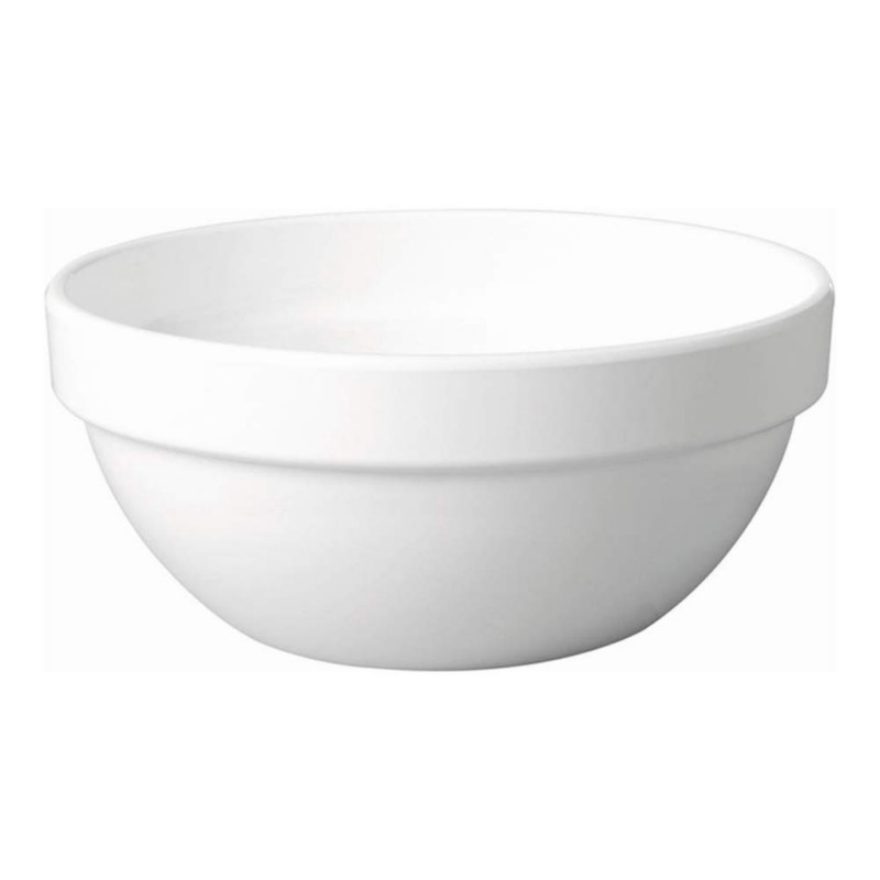 CASUAL ΜΠΩΛ  Ø 12 cm h:5,5 cm ΛΕΥΚΟ ΜΕΛΑΜΙΝΗ