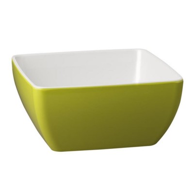 ΜΠΩΛ PURE BICOLOR 25 x 25 cm H:12 cm ΛΕΥΚΟ/ΠΡΑΣΙΝΟ ΜΕΛΑΜΙΝΗ