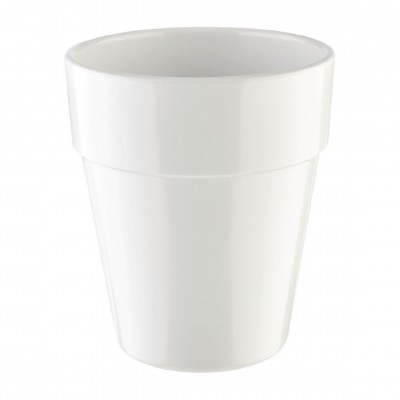 ΜΠΩΛ FLOWER POT Ø 13 cm H:15 cm ΛΕΥΚΟ ΜΕΛΑΜΙΝΗ