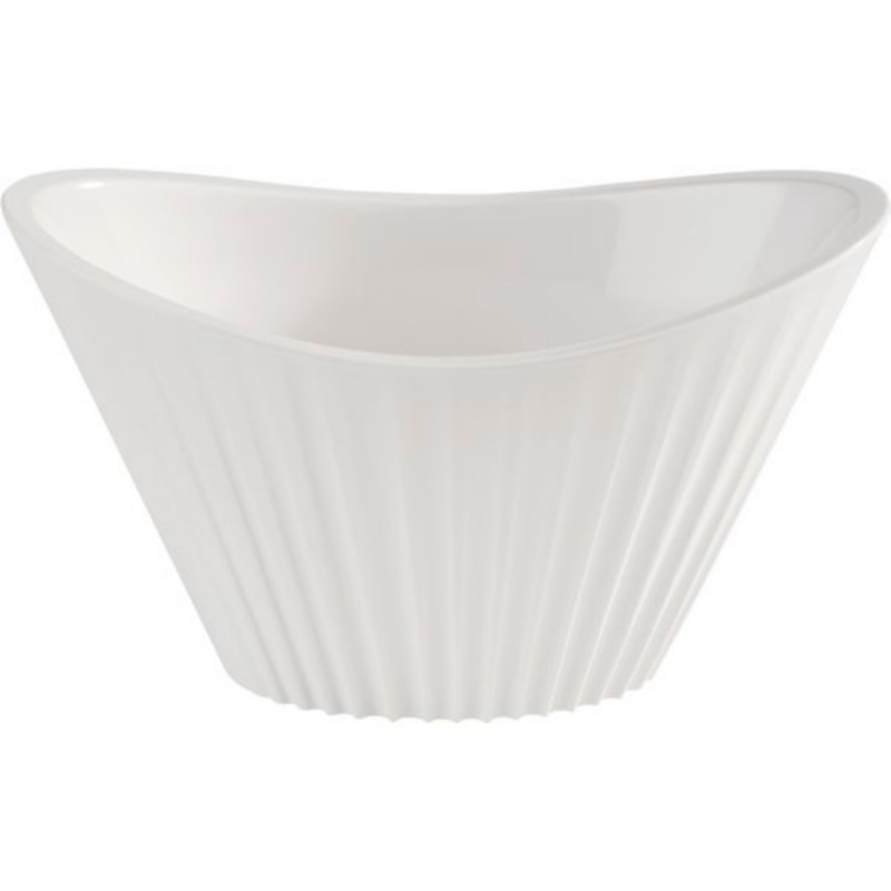 ΜΠΩΛ ΟΒΑΛ MINI 9,5 x 5,5 cm h: 5,5 cm ΛΕΥΚΟ ΜΕΛΑΜΙΝΗ