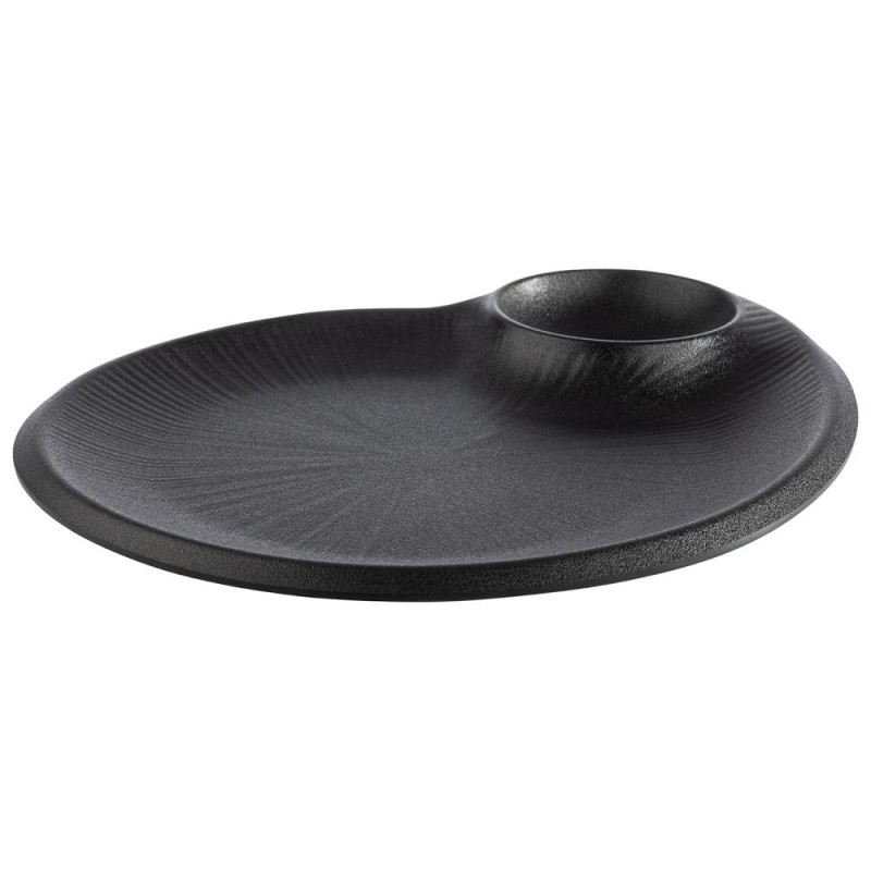 NERO ΠΙΑΤΕΛΑ 30X25CM/H: 2,5CM ΜΕΛΑΜΙΝΗ, BLACK