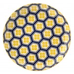 CADIZ ΠΙΑΤΟ 20CM ΜΠΛΕ&ΚΙΤΡΙΝΟ