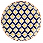 CADIZ ΠΙΑΤΟ 20CM ΜΠΛΕ&ΠΟΡΤΟΚΑΛΙ