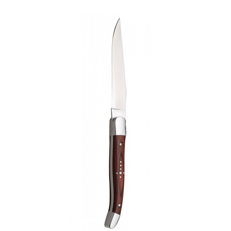 LAGUIOLE ΜΑΧΑΙΡΙ STEAK 23CM ΜΕ KOKKINH ΛΑΒΗ