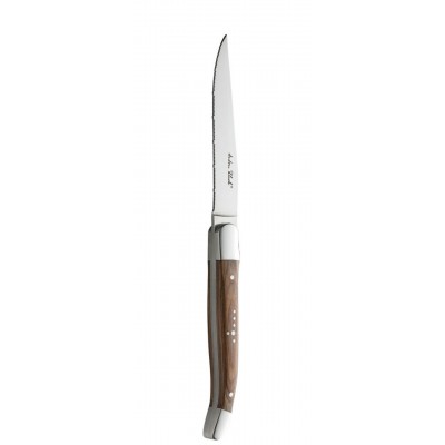 LAGUIOLE ΜΑΧΑΙΡΙ STEAK ΟΔΟΝΤΩΤΟ 23CM ΜΕ ΞΥΛΙΝΗ ΛΑΒΗ