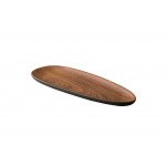 ECO-FRIENDLY ΠΙΑΤΟ ΟΒΑΛ WALNUT 30X12CM