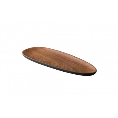 ECO-FRIENDLY ΠΙΑΤΟ ΟΒΑΛ WALNUT 30X12CM