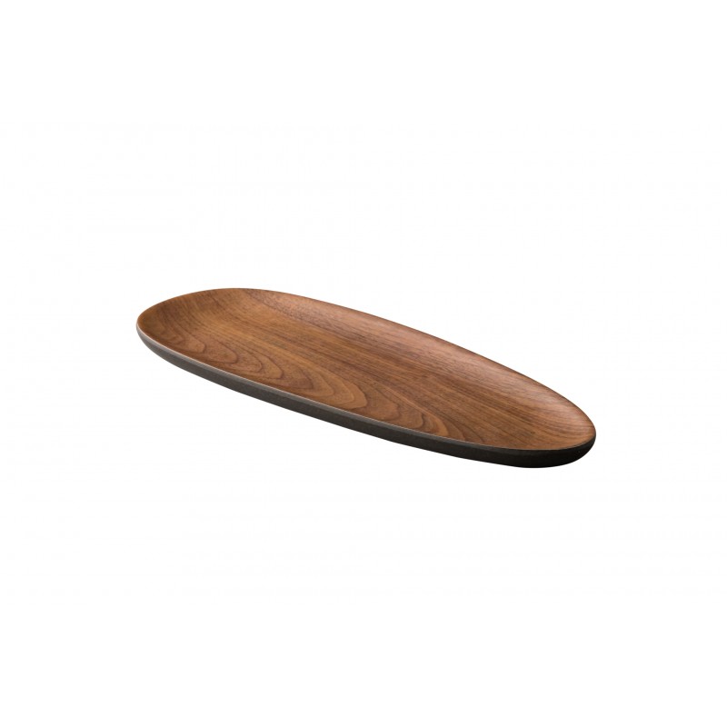 ECO-FRIENDLY ΠΙΑΤΟ ΟΒΑΛ WALNUT 30X12CM