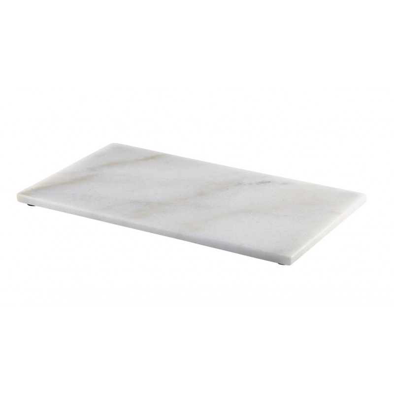 ΠΛΑΤΩ ΜΑΡΜΑΡΟ 32X18CM ΛΕΥΚΟ