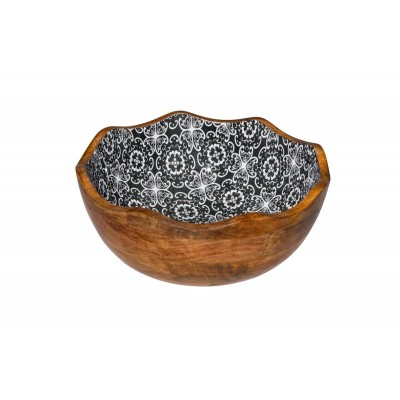 ΜΠΩΛ Ø30X11CM ΜΑΥΡΟ ΛΟΥΛΟΥΔΙ