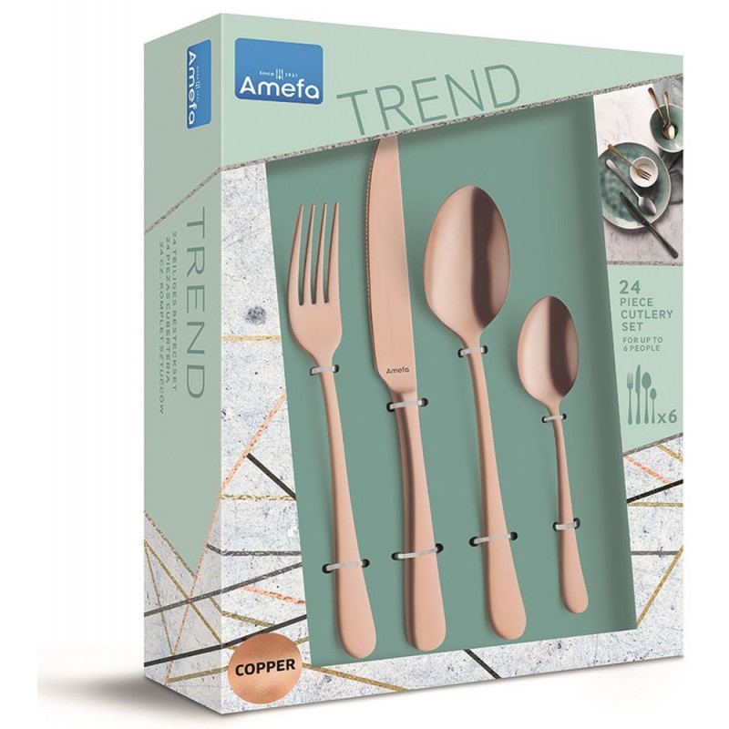 AUSTIN ΣΕΤ 24ΤΕΜ COPPER PVD 1410
