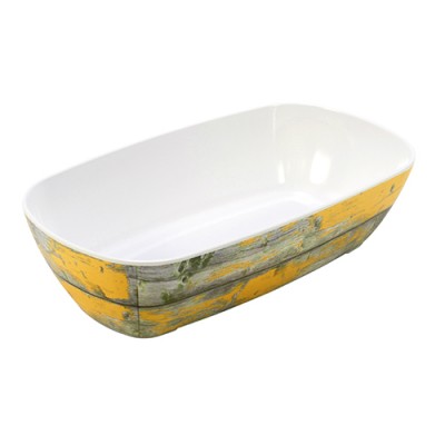 TURA RUSTIC ΜΠΩΛ ΚΙΤΡΙΝΟ 1/3 176X325X80MM 2L