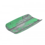 TURA CURVED RUSTIC ΔΙΣΚΟΣ ΠΡΑΣΙΝΟ 1/3 176X325X40MM