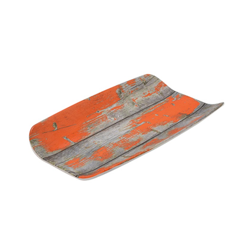 TURA CURVED RUSTIC ΔΙΣΚΟΣ ΠΟΡΤΟΚΑΛΙ 1/3 176X325X40MM