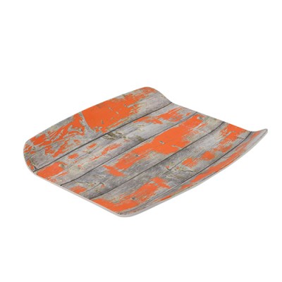 TURA CURVED RUSTIC ΔΙΣΚΟΣ ΠΟΡΤΟΚΑΛΙ 1/2 265X325X40MM