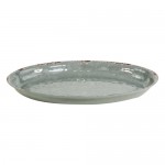 CASABLANCA ΠΙΑΤΕΛΑ ΒΑΘΙΑ ΟΒΑΛ ΓΚΡΙ 420X280X40MM 2.5L