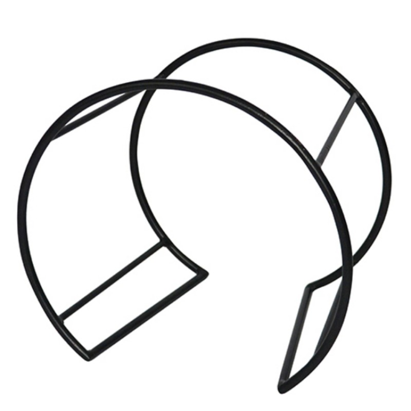 CIRCULAR STAND MINI ΜΑΥΡΟ 283X196X256MM