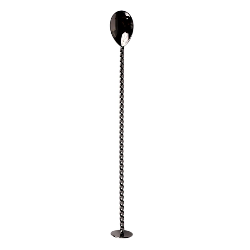 ΚΟΥΤΑΛΙ ΜΠΑΡ GUNMETAL ΜΑΥΡΟ B 2,5CM, L 27CM