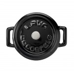 ΚΑΤΣΑΡΟΛΑ 10CM ΜΑΝΤΕΜΙ 0,35L H:7CM ΜΑΥΡΗ